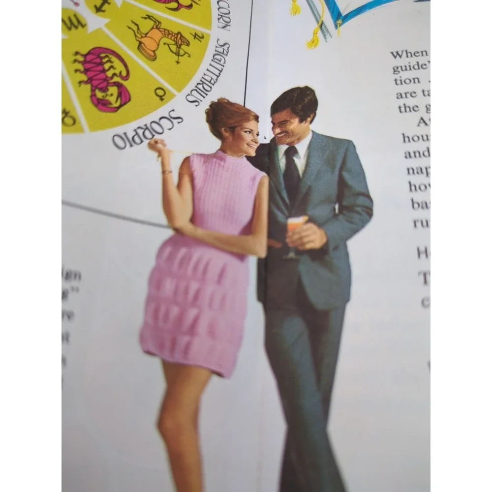Vintage‎ Mid-Century Trav-L-Bar Happy Hour Mixology Booklet Astrology Graphics
